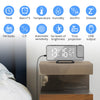 LED Smart Digital Alarm Clock Projection Temperature Projector LCD Display Time