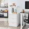 Modern Bedside Table Storage Nightstand Cabinet w/ 3 Drawers Bedroom Furniture