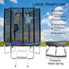 Children’s LargeTrampoline With Safety Net , 6FT Kids Rebounder Ladder UK