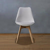 Eiffel Dining Chair Computer Desk Seat Wooden Legs For Home Office Room Study