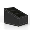 TV Air Conditioner Remote Control Holder Desktop Storage PU Leather Storage Box