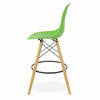 Breakfast Bar Stools Home Kitchen, Pub with Wooden Legs - 11 colors