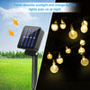 Waterproof 50 LED String Lights Bulb Globe Fairy Solar Ball Garden Party Decor