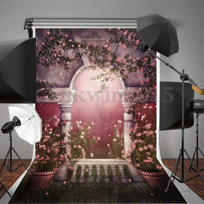 5x7FT Romantic Photography Backdrops Photo Flower Wedding Background Props