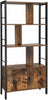 Large Industrial Bookcase Vintage Storage Unit Rustic Metal Cabinet Tall Display