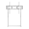 White No Drill Floor TV Stand Tall with Bracket Mount 32-100" Height Adjustable