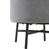 Round Ottoman Stool Fabric Padded Pouffe Side End Table Storage Box Footstool