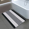 Large Small Gel Backed Bath Mat Non-Slip Bathroom Water Absorbent Floor Carpet