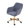 Adjustable Velvet Office Chair Home Swivel Computer Desk Chair Seat Ergonomic