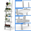 5-Tier Ladder Wall Shelf Home Display Storage Rack Bookcase Plant Flower Stand