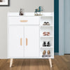 Side Cabinet Hallway Storage Unit Console Table Entrance Shelf Cupboard 2 color