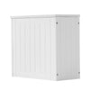White, Grey Crisp Small Toilet Cleaning Product Storage Tidy Box Unit Bathroom