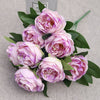 10 Heads Bouquet Silk Rose Artificial Flowers Fake Buch Wedding Home Party Decor