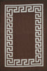 Machine Washable Non Slip Greek Key Kitchen & Hall Runners Rugs Mats Black Grey