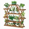 Large Sized Tough Stable Flower Pots Storage Shelf 8Tier Stable Plant Rack Stand