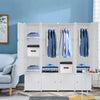 Cube DIY Plastic Storage Wardrobe Shoe Organizer Shelves Unit Hanging Cabinet UK