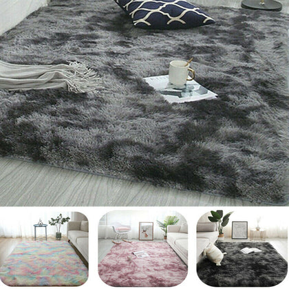 Fluffy Rug Non-Slip Shaggy Soft Large Plush Living Room Floor Rugs Carpet Mat