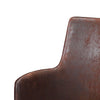 2 Pcs Faux Leather Dining Chairs Armchairs Office Kitchen Brown Grey Industrial