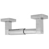 Square Modern Bathroom Toilet Roll Holder in Chrome Wall Mounted Design uk