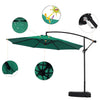 3M Garden Parasol Outdoor Sun Shade Hanging Banana Umbrella Cantilever with Base