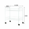 2 Tier Rack Stand Stainless Steel Kitchen Storage Organiser Shelf Office Stand