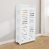 Shoe Rack Shoes Storage Cabinet Wooden Stand Cupboard 5 Shelves Organiser 2 Door