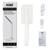 USB Charge LED Desk Table Lamp QI Wireless Phone Charger Read Study Night Light