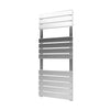 Bathroom Towel Rail Radiator Designer Flat Panel Chrome Heated Warmer Rad