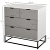 Modern Wooden Chest of 4 Drawers Sideboard Dresser for Bedroom Living Room