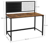 Industrial Computer Desk Large Storage Workstation Vintage Rustic Metal Office