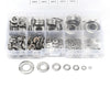 Washers set 360 Stainless Steel Flat & Spring Washer Assortment Rust Resistan