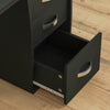 Otley Computer Desk 3 Drawer Laptop PC Study Table Workstation Home Office Black
