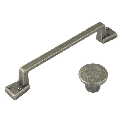 Antique Pewter Door / Drawer Pull Handle / Knob | kitchen cupboard cabinet