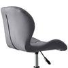 Cushioned Computer Desk Office Chair Chrome Legs Lift Swivel Small Adjustable UK