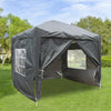 Gazebo Pop-up Marquee Canopy Garden Wedding Party Tent Water-Resistant 3 Size