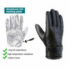 Mens Women Electric Heated Gloves USB Insulated Warm Thermal Gloves Touch Screen