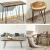 Hairpin Table Legs Set of 4 with 10mm Steel 2&3 Prong Furniture Table Desk Bench