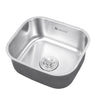 Stainless Steel 1.0 Single Bowl Kitchen Sink Insert Laundry Undermount Waste Kit