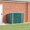 Outdoor Recycle Wheelie Bin Shed Galvanised Steel Rubbish Storage House Lockable