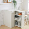 Wooden Storage Cupboard Bookcase 2 Drawers Shelving Rack Books CDs Organizer