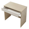Simple Budget Computer Desk Wooden Small Table With 1 Big Sliding Drawer Tray