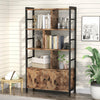 Tribesigns Storage Cabinet with 3 Shelves& 2 Doors Industrial Bookcase Bookshelf