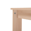 Modern Coffee Tea Table Writing Desk with Lower Shelf Storage Unit Home Office