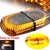 New 12V 240 LED Amber Warning Strobe Recovery Car Flashing Magnetic Beacon Light