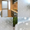 White Frosted Window Film Frost Etched Glass Sticky Back Plastic 45cm x 2m UK