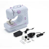 Electric Sewing Machine Portable Sewing 2 Speed Foot Pedal LED 12 Stitches DIY