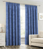 Marble Curtains Thermal Blackout Lined Pencil Pleat Pair of Ready Made Curtains