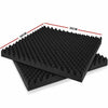 48Pcs Acoustic Panels Tiles Studio Sound Proofing Insulation Closed Cell Foam