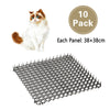 10 Garden Cat Scat Mats Anti-cat Prickle Strips Keep Cat Away Safe Plastic Spike