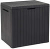 Keter Garden Storage Box City 113L Outdoor Entryway Trunk Chest Bench Box